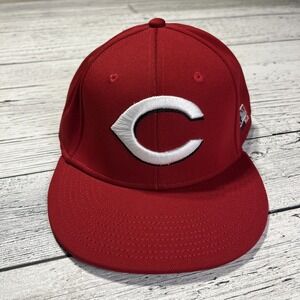 Cincinnati Reds Hat / Cap / Ballcap by OC Sports Semi-Fitted Large/XL‎